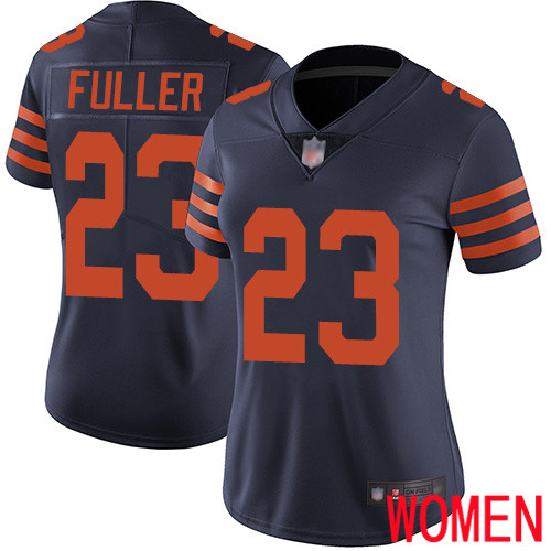 Chicago Bears Limited Navy Blue Women Kyle Fuller Jersey NFL Football #23 Rush Vapor Untouchable->youth nfl jersey->Youth Jersey